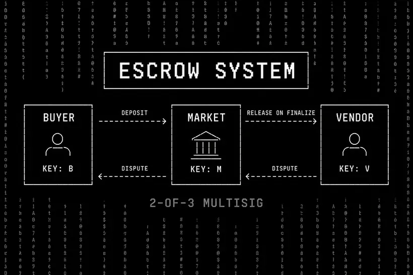 Darknet market escrow system explanation trust security